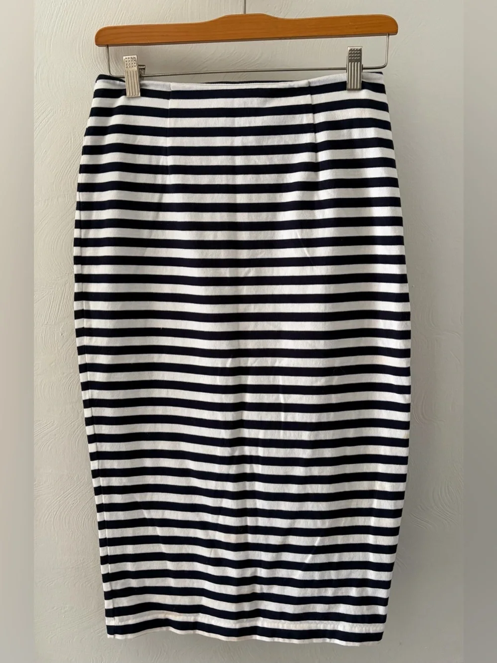 J. Crew striped nautical knit pencil skirt sz 2
